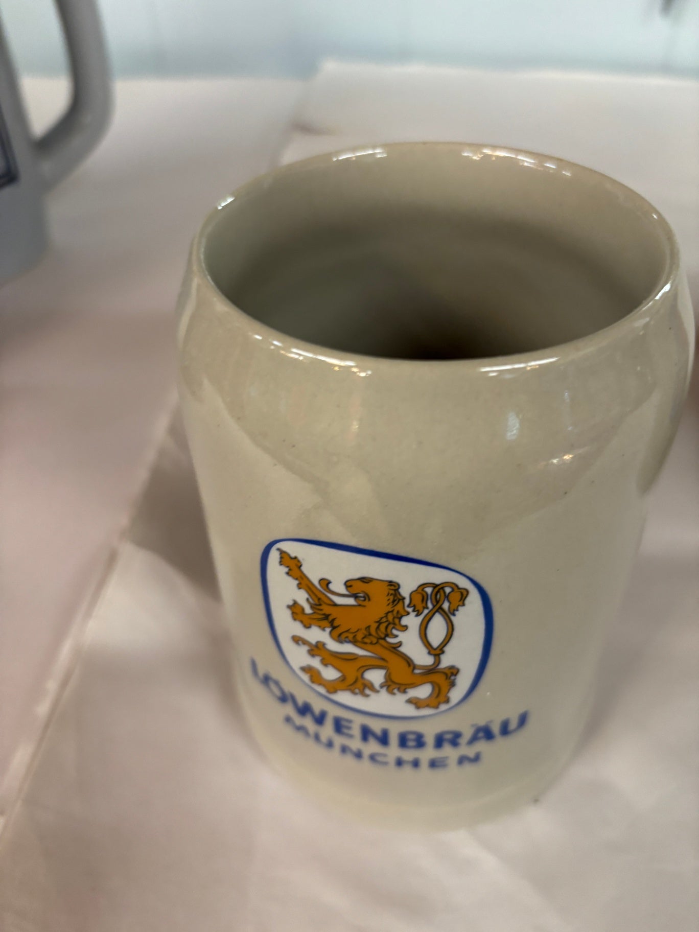 Vintage Löwenbräu München German Beer Stein Mug 0.5L