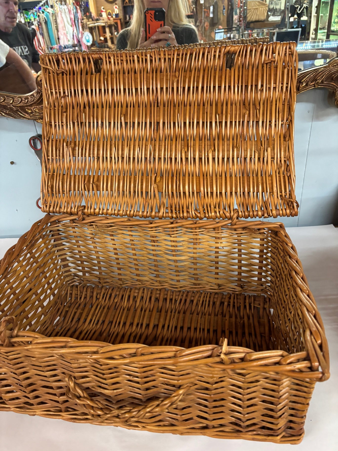 Large Woven Wicker Basket