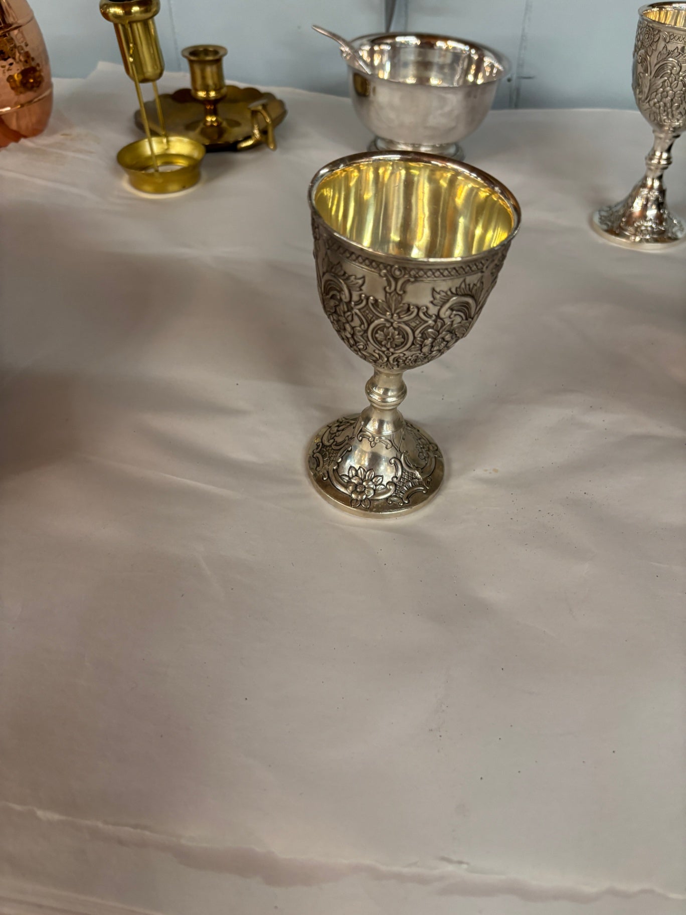 Vintage Medieval style 5 inch Goblet