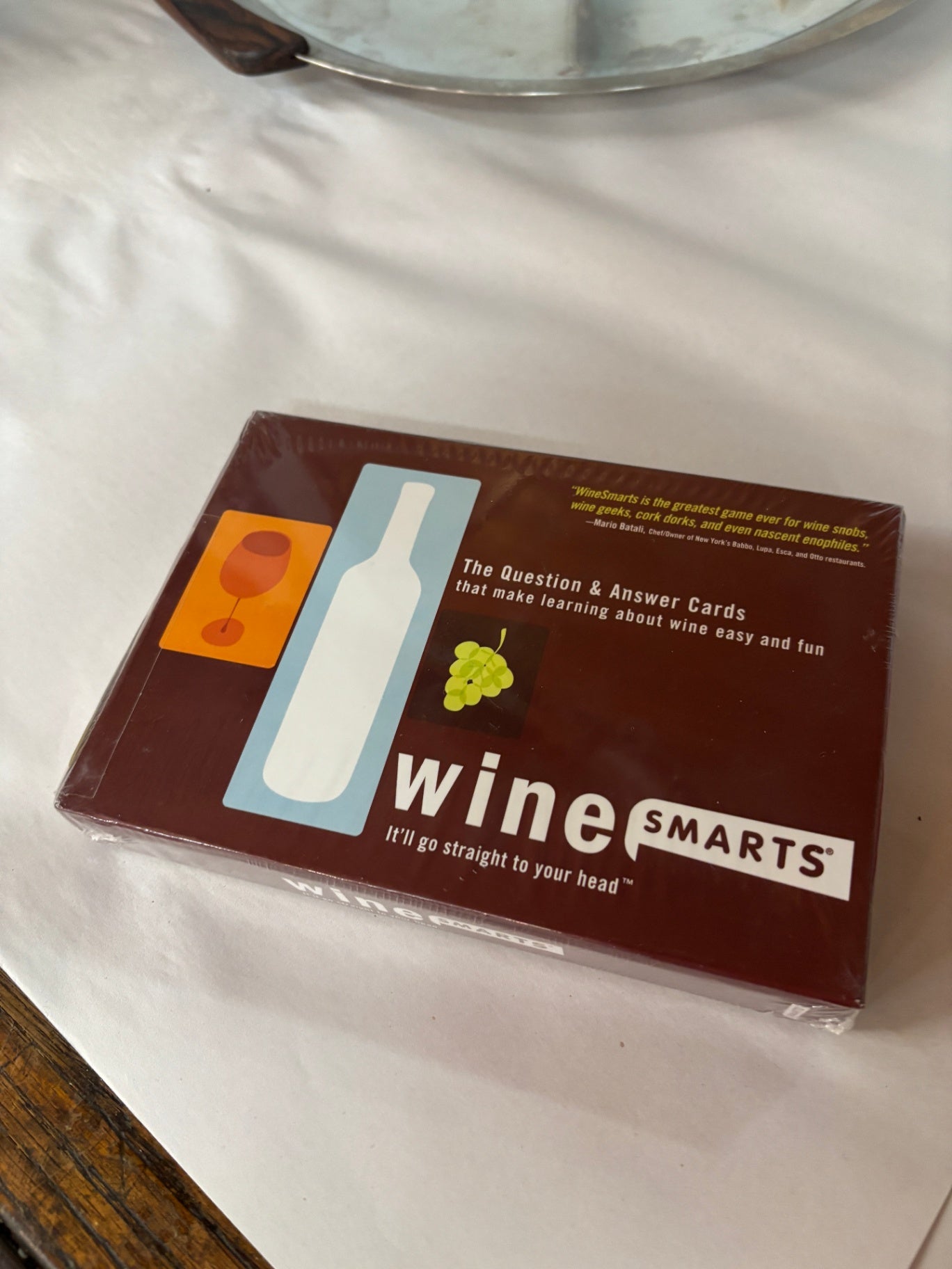Smarts Co. Wine Smarts Question and Answer Cards Trivia Game