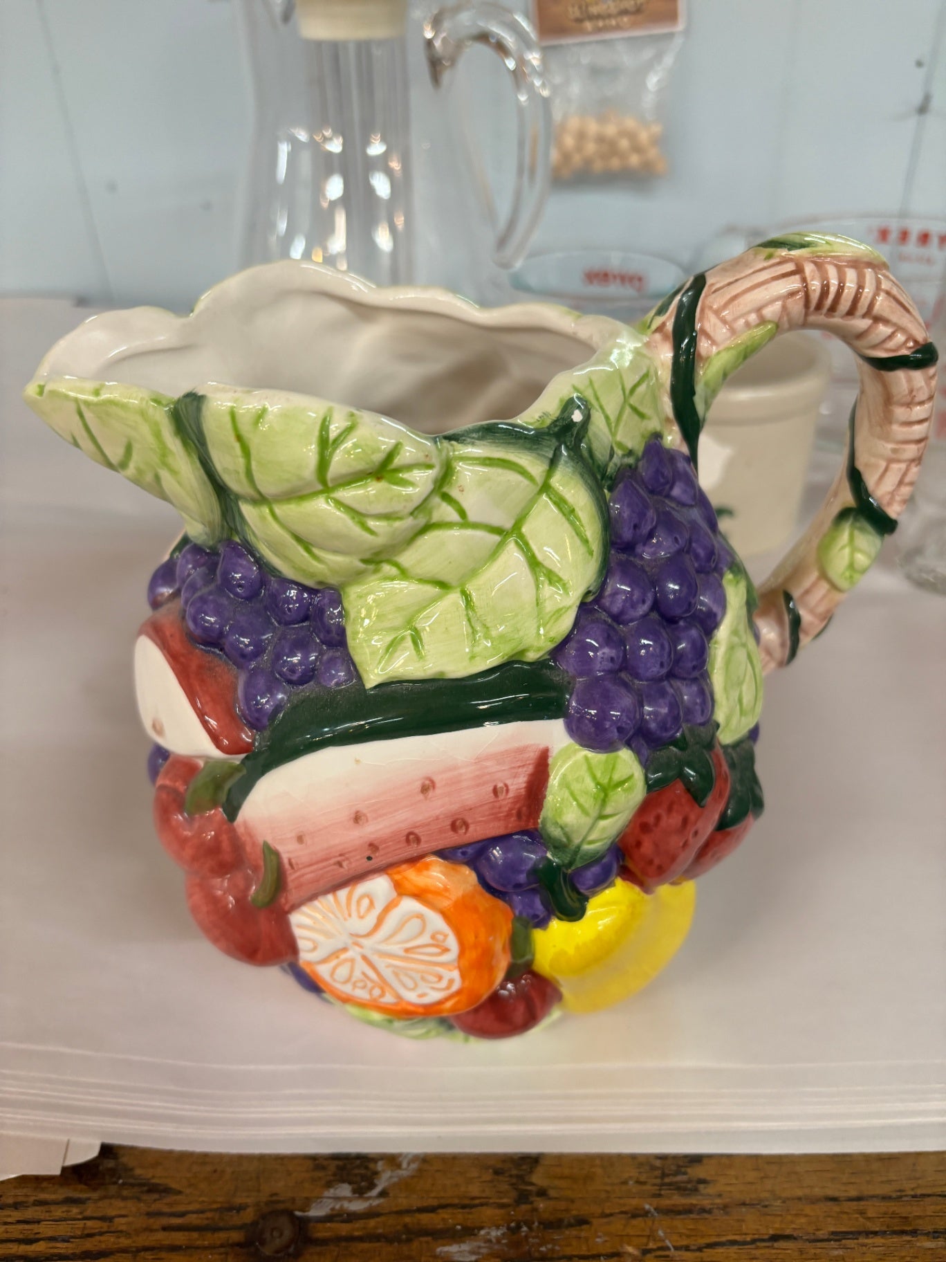 Vintage Fruit Pitcher,