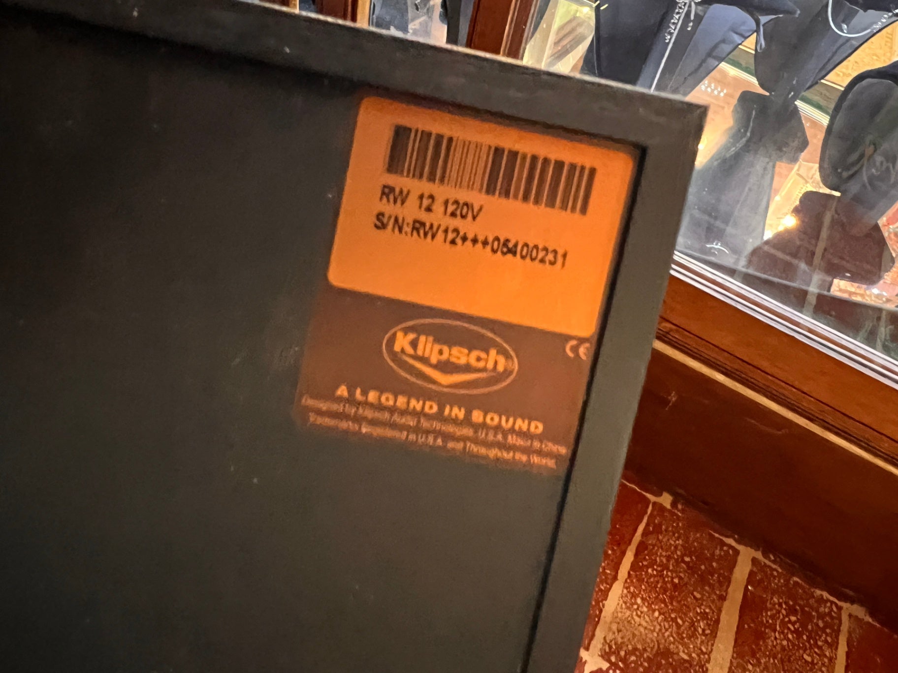 Klipsch RW-12 Powered 12" Home Theater Subwoofer 275W RMS Copper Cerametallic Driver