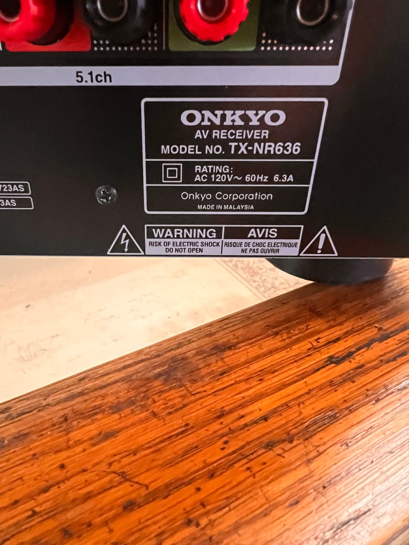 Onkyo TX-NR636 7.2 Channel Network AV Receiver Dolby Atmos Wi-Fi Bluetooth 4K HDMI
