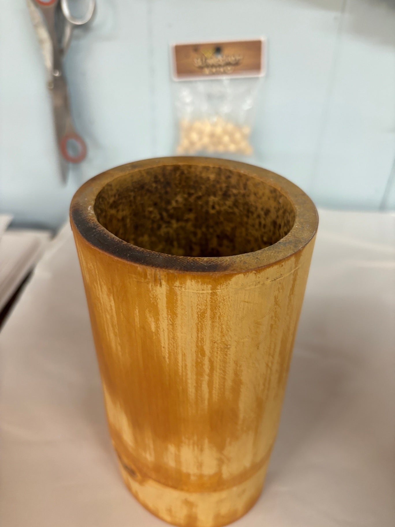 Bamboo Candle Holder