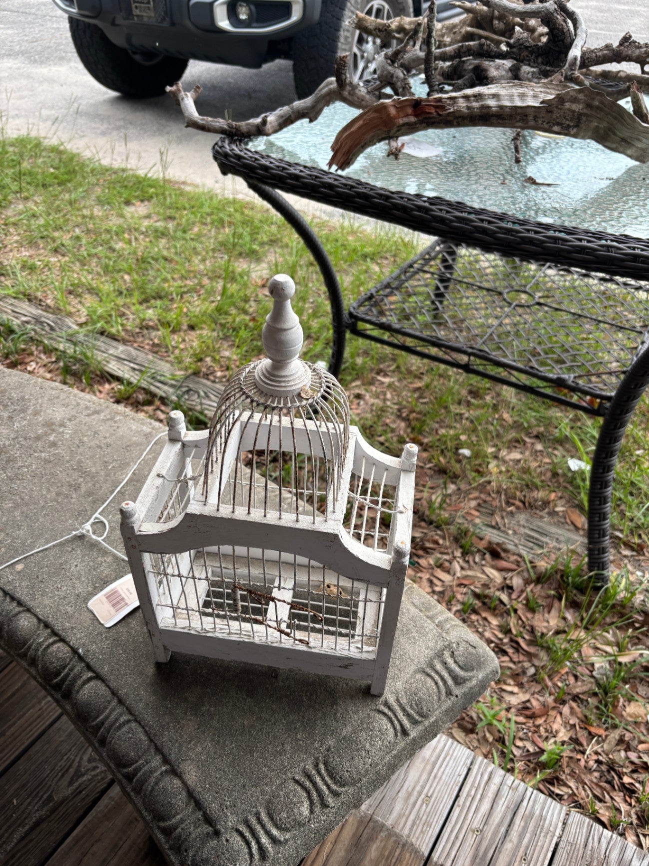 Shabby Chic Bird Cage