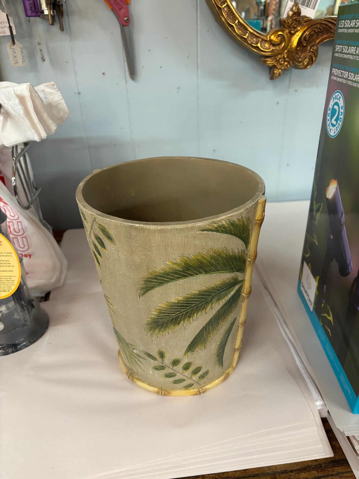Key West Tropical Wastebasket