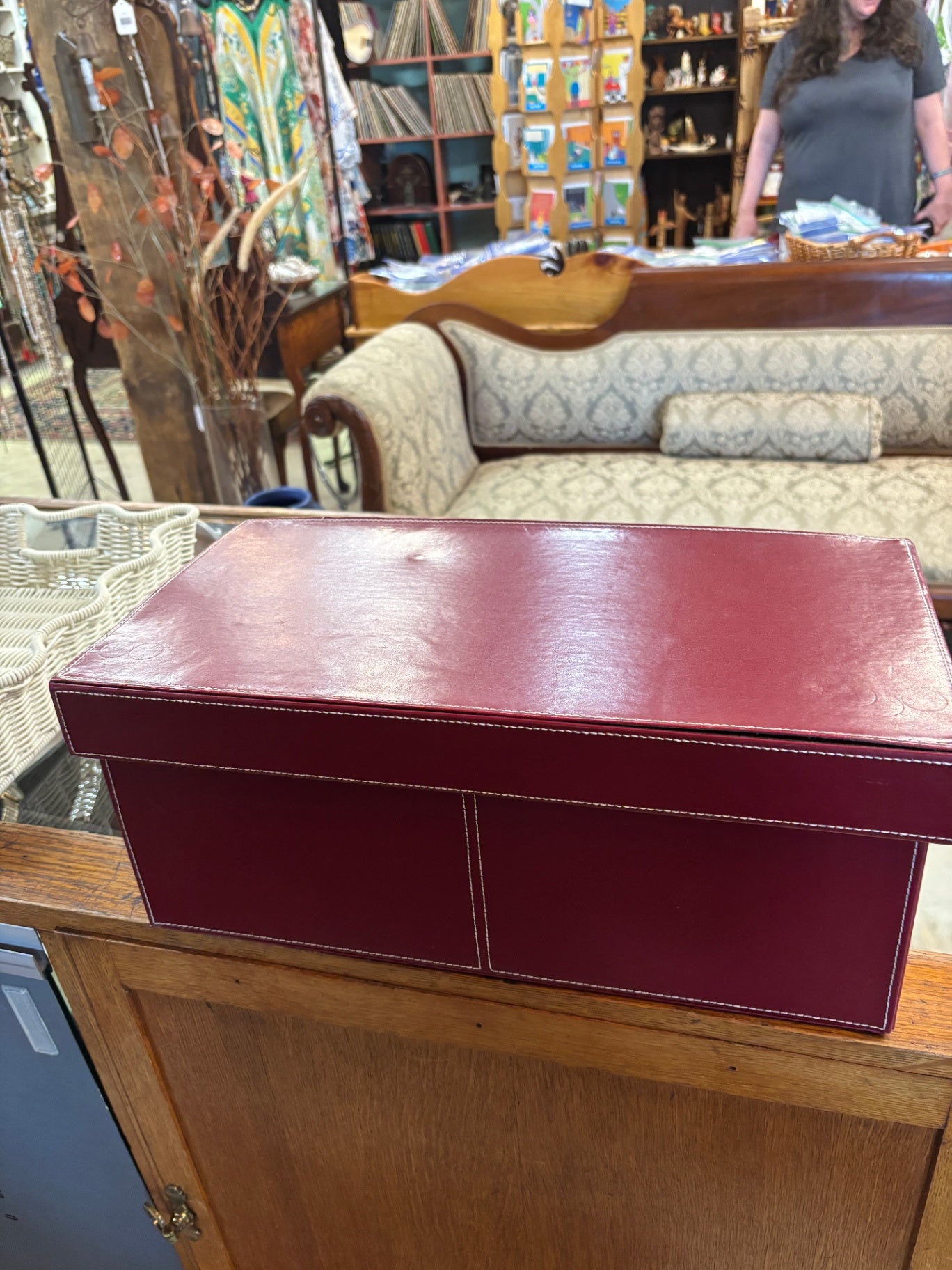 Leather Storage Box