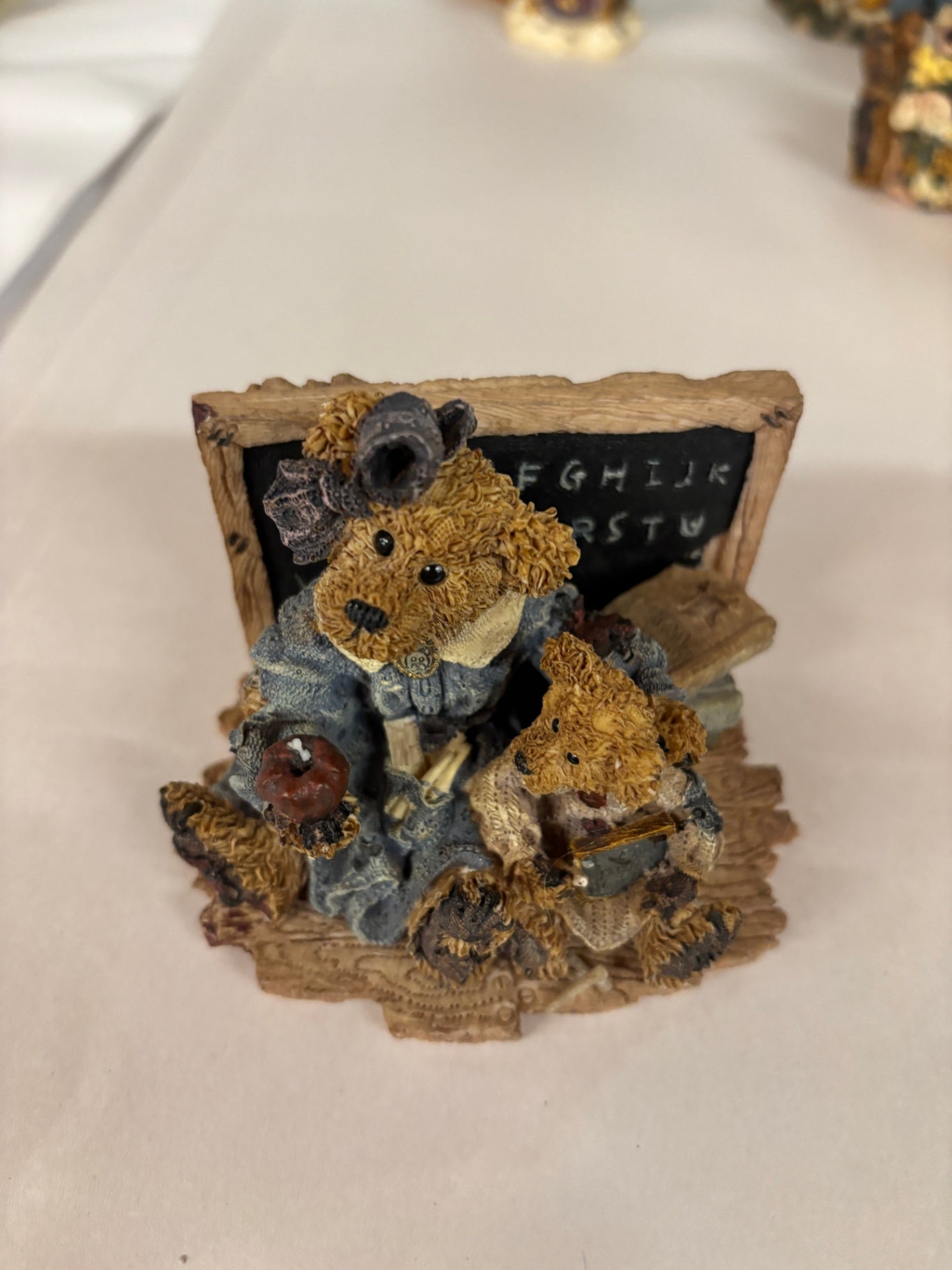 Vintage 1994 Boyds Bear and Friends Miss Bruin & Bailey...the Lesson 2259 - Collectible Figurine