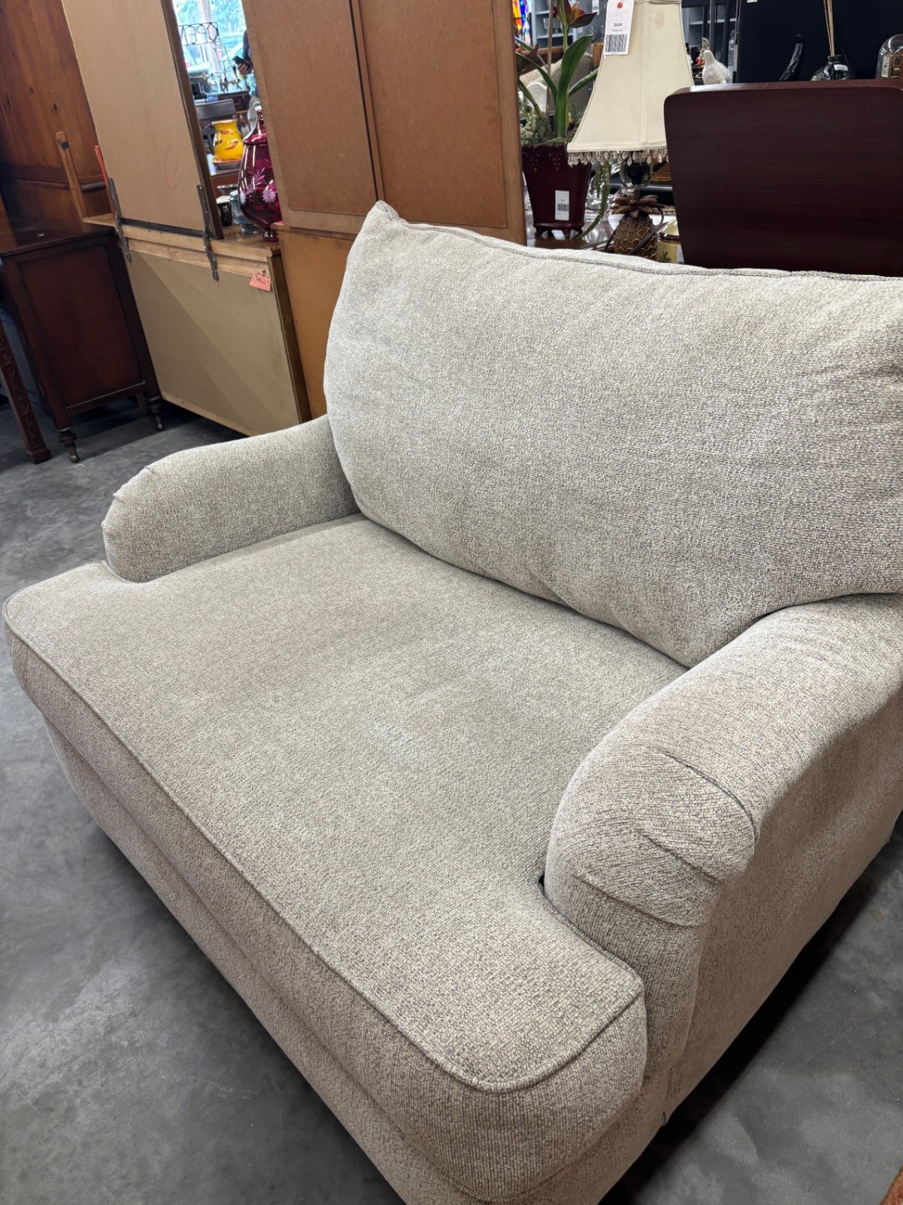 Contemporary oversized chair-and-a-half