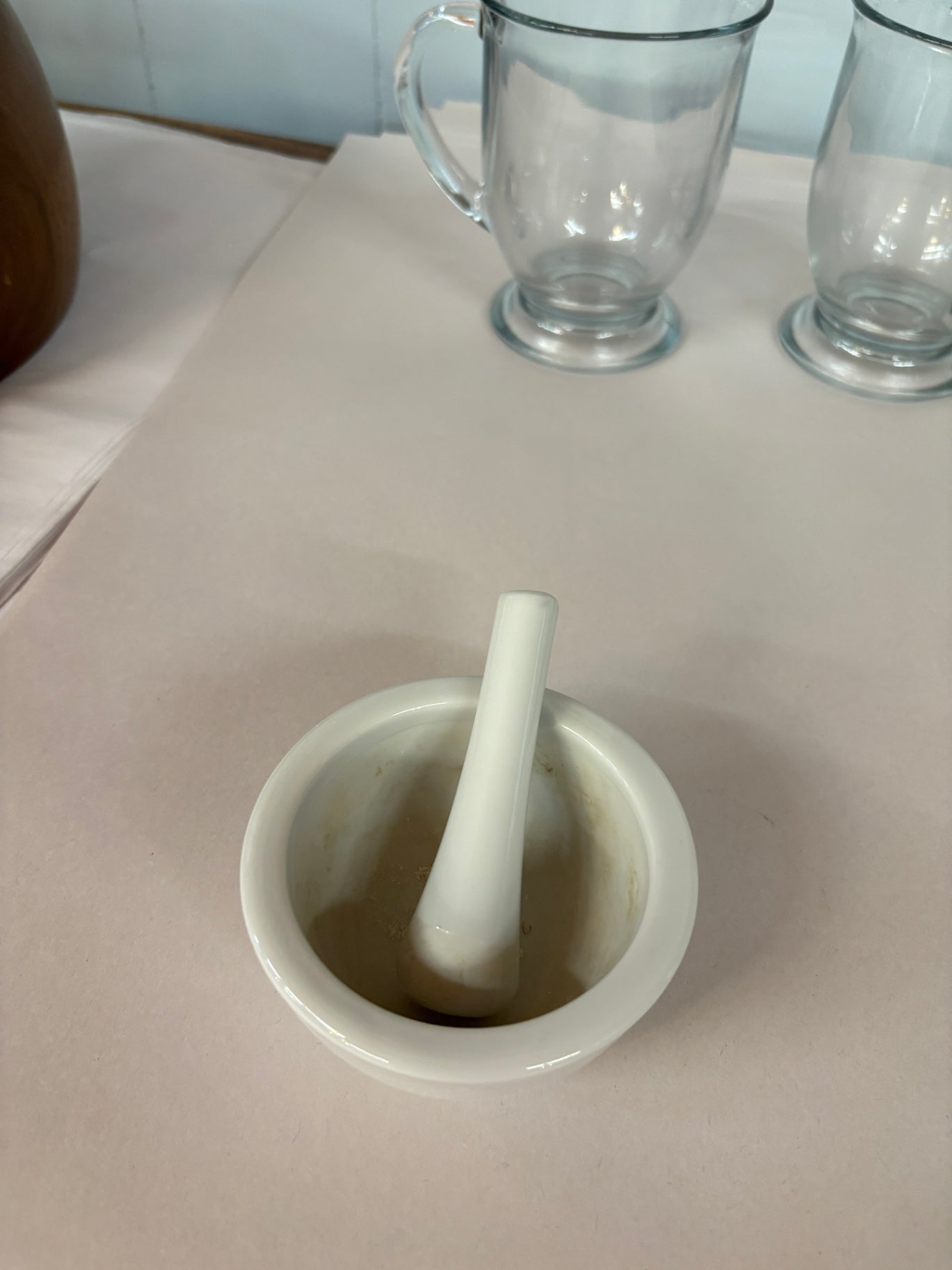 Vintage Porcelain Mortar & Pestle