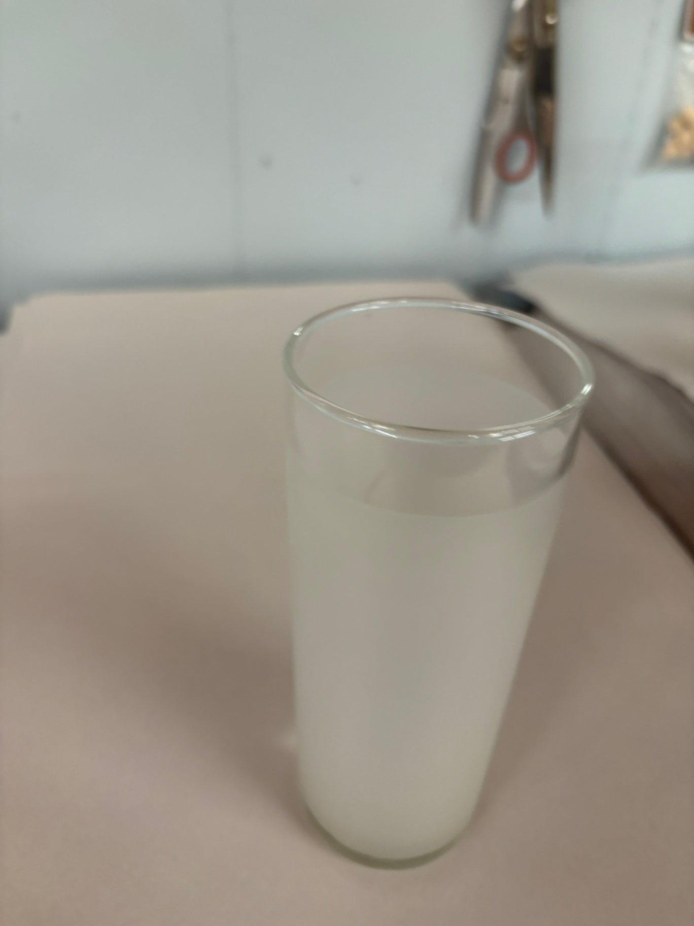  Vintage Frosted Highball Glass