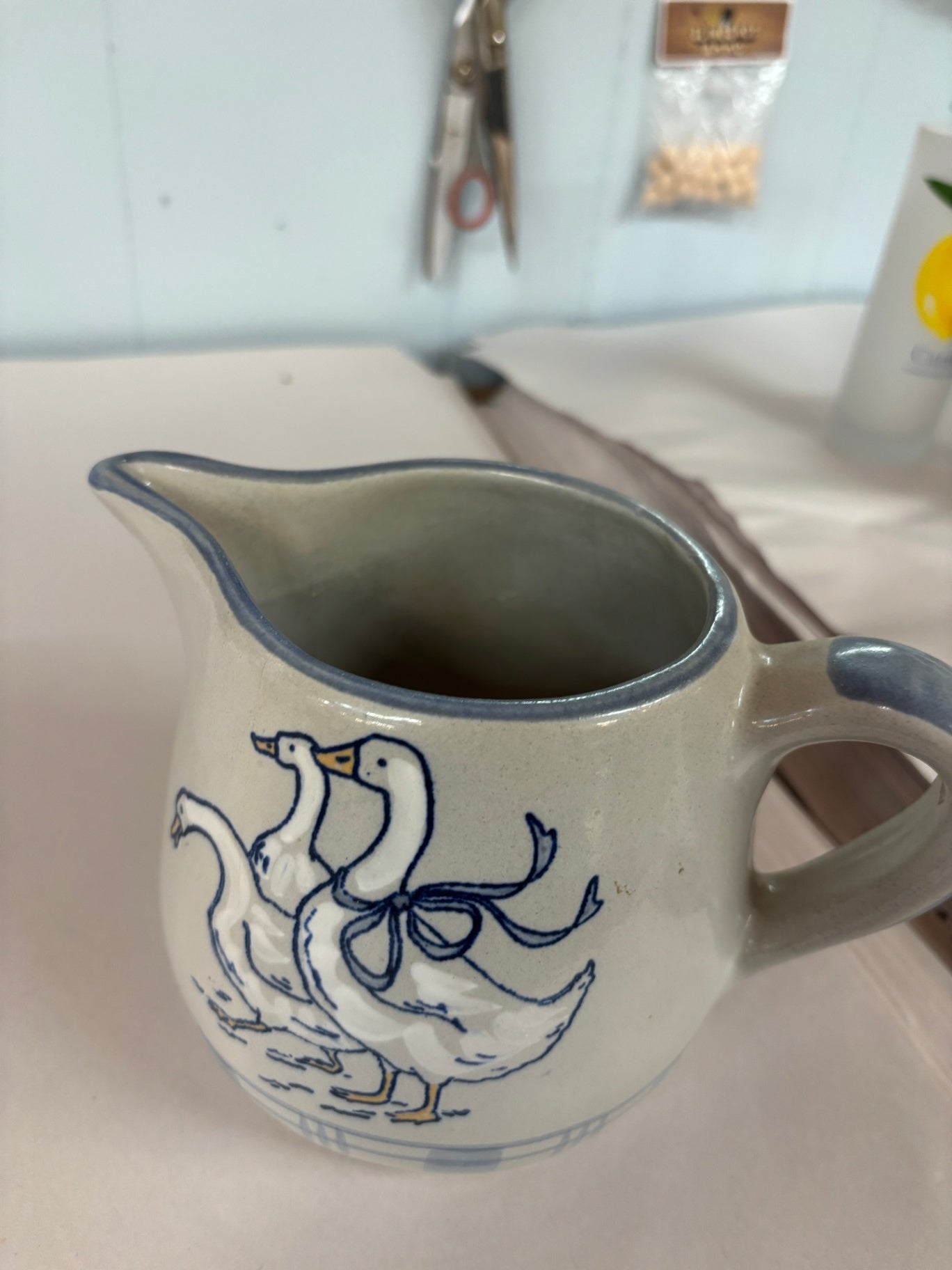 Louisville Stoneware Gaggle of Geese Pitcher