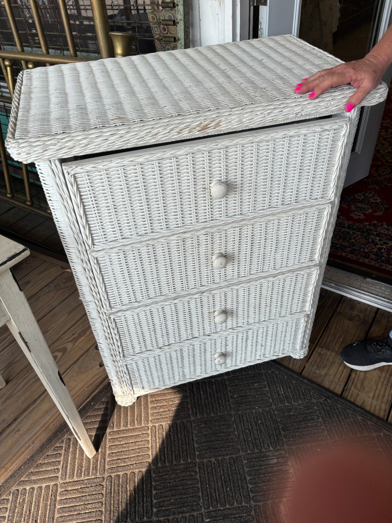 Wicker Chest Of Drawers