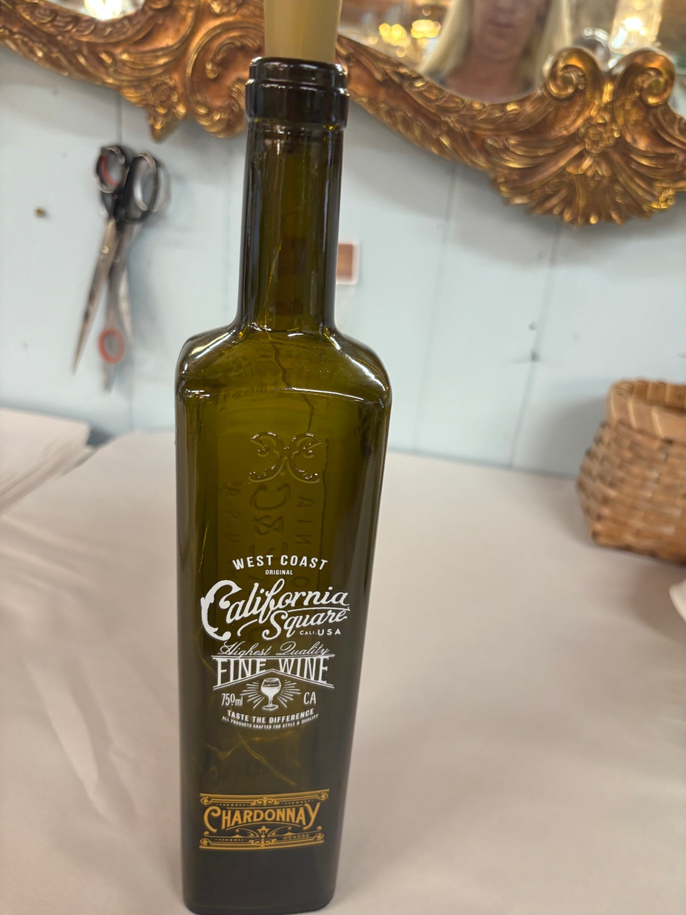 Wine Bottle With Lights