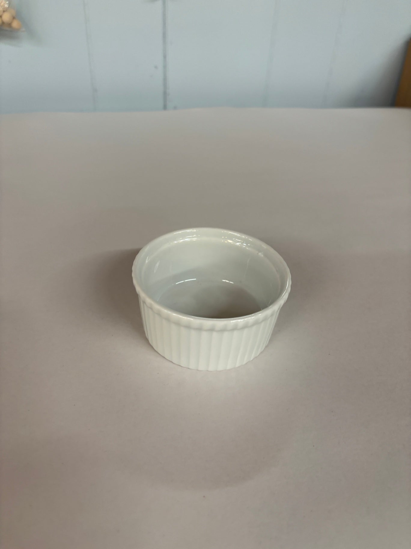 Vintage Apilco Porcelain Ramekin, Soufflé Dish