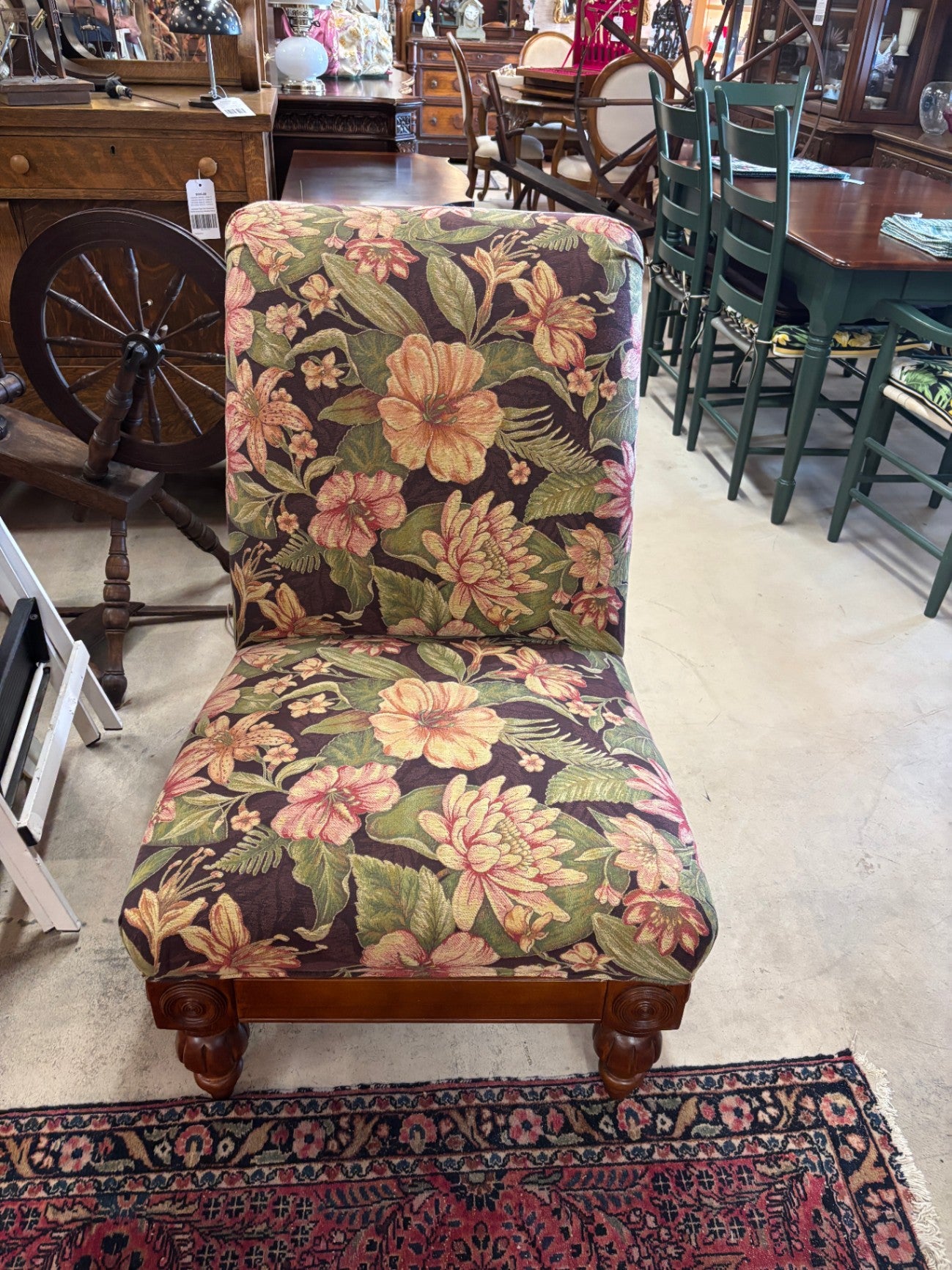 Upholstered Armless Chair