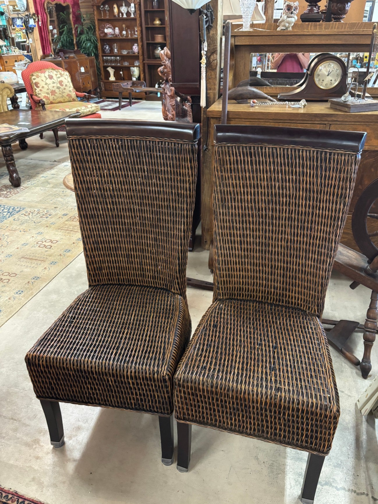 Rattan Dining Chairs set of 2