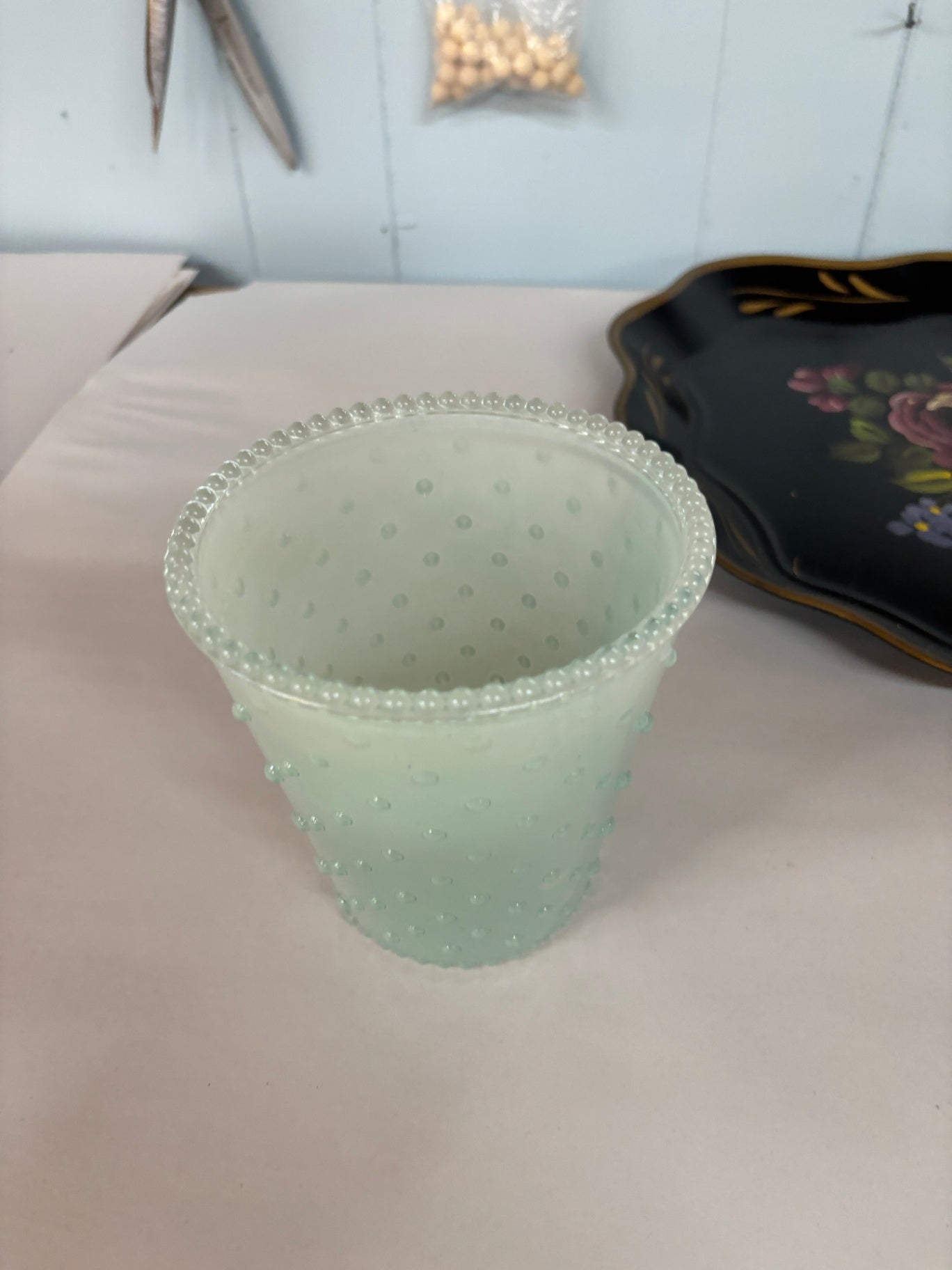 Glass Vase Candle Holder