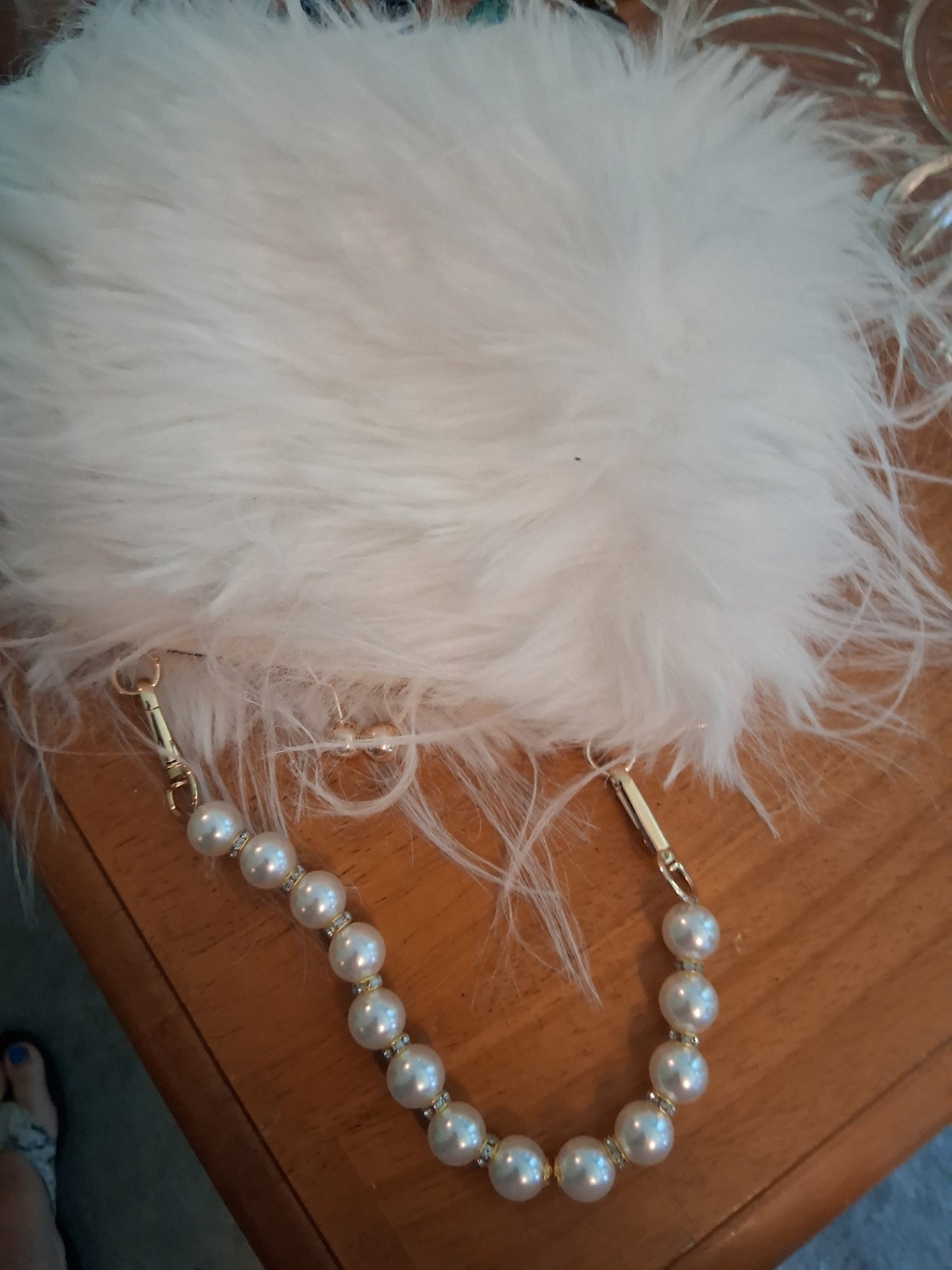 Fur purse