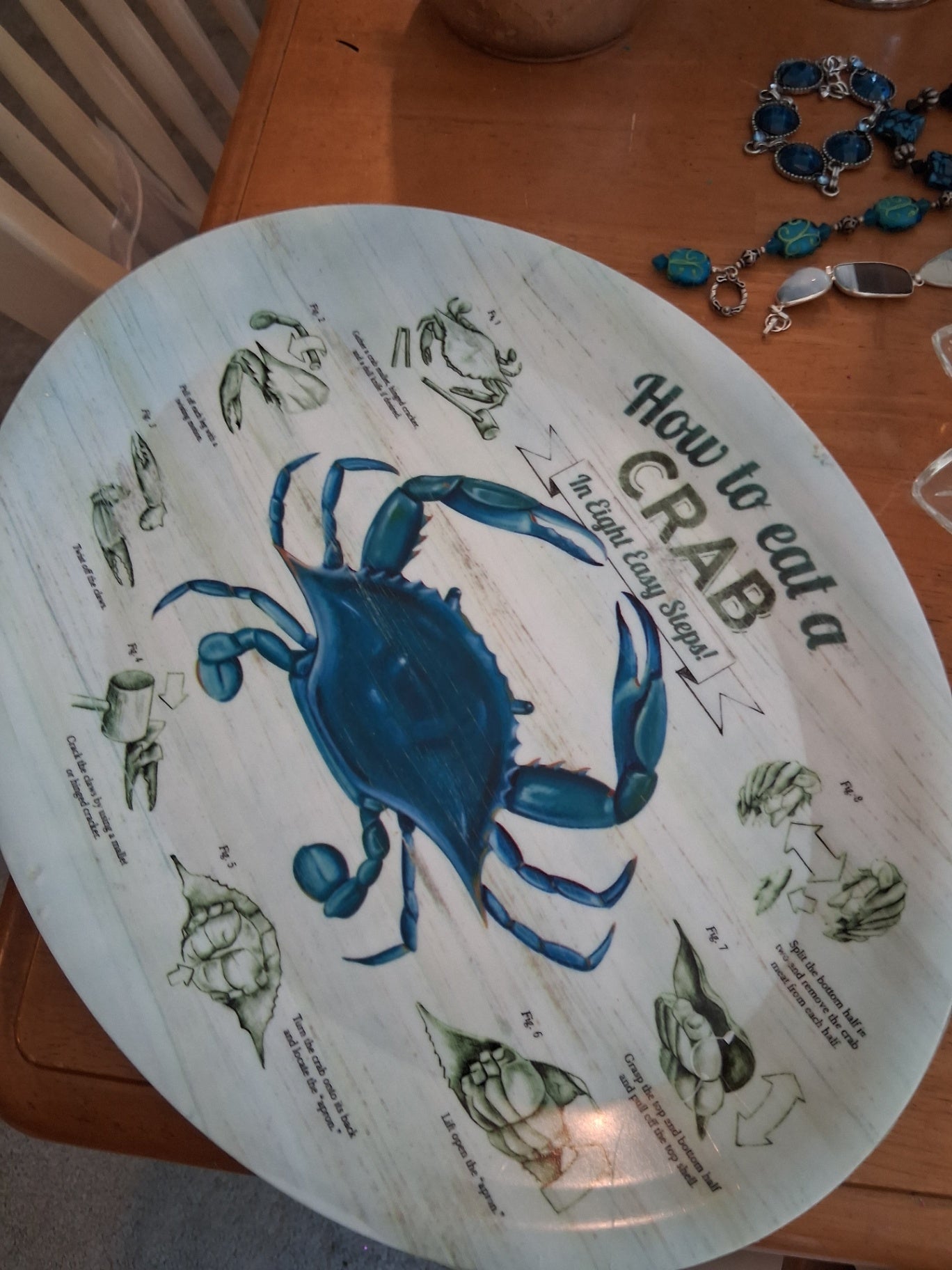 Crab plates 4 set