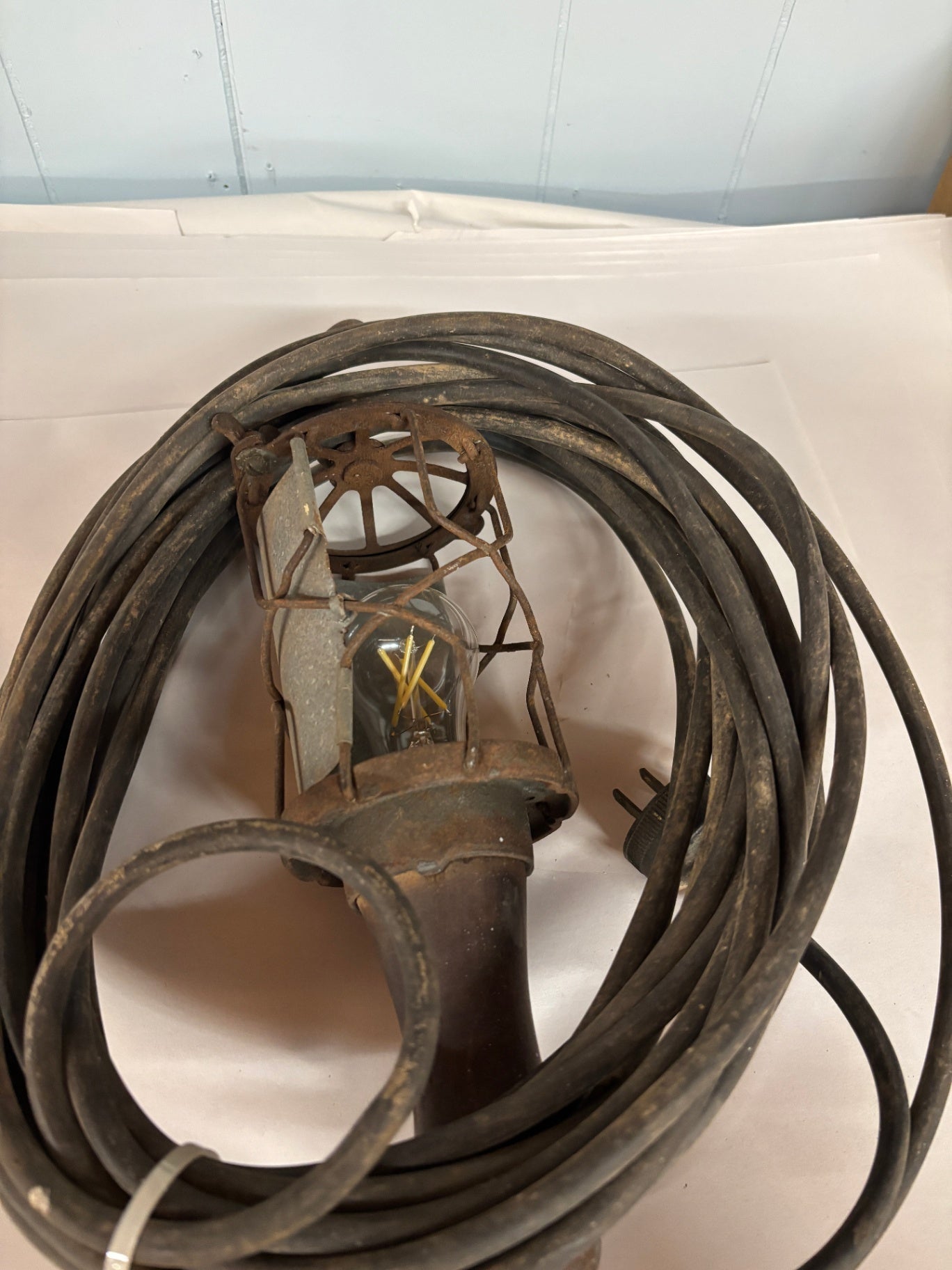  vintage industrial hanging drop work ligh