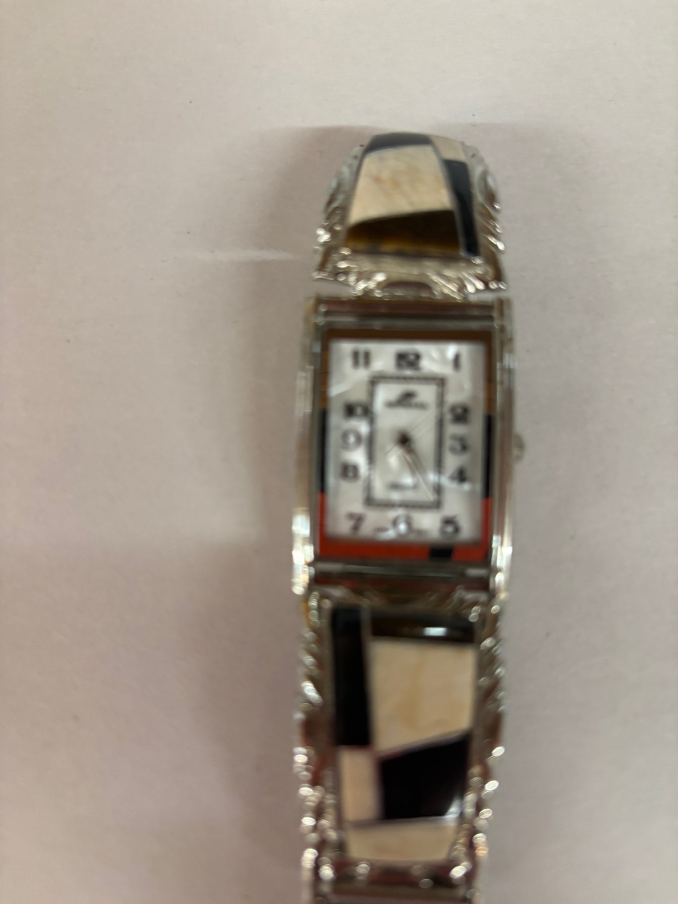 Multi Stone Inlay Watch