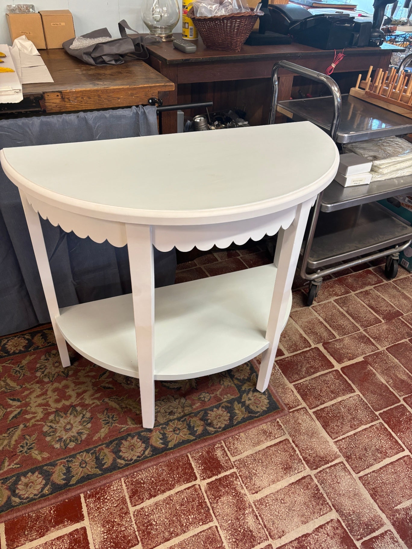 White Console Table
