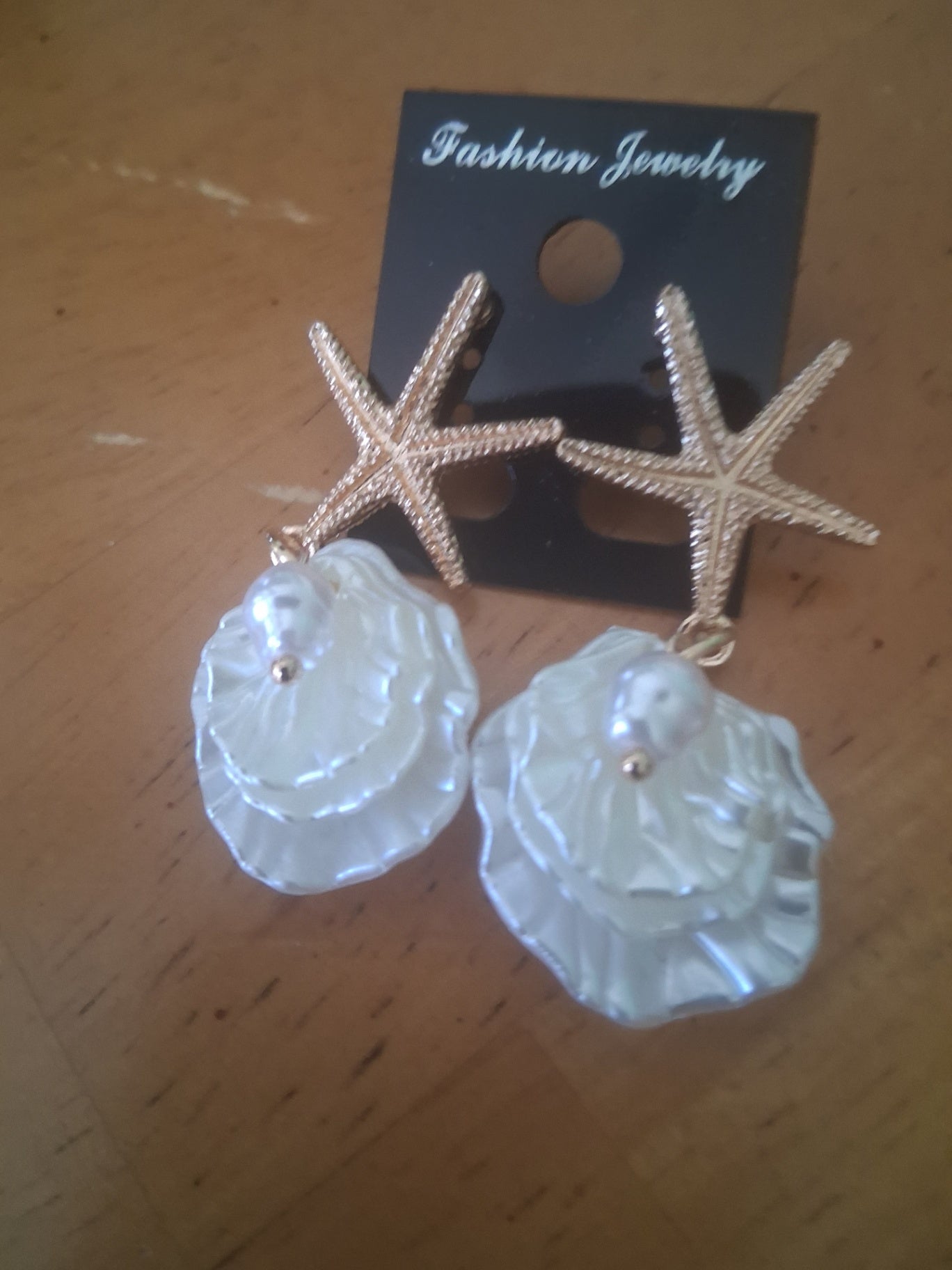 Earrings starfish dsc