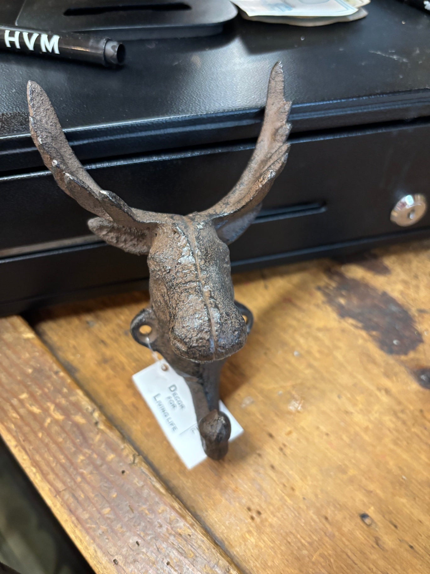 Cast Iron Moose Hook