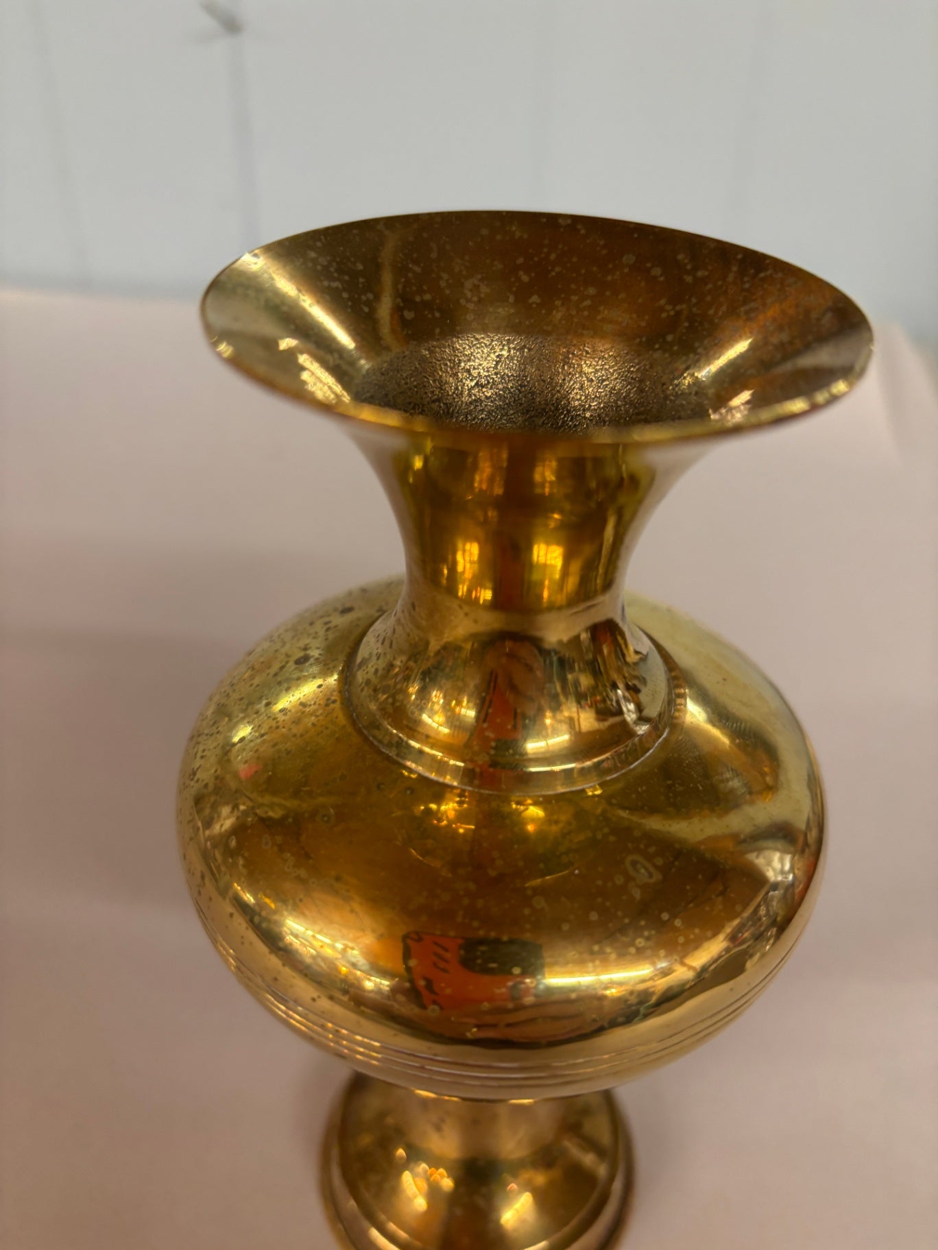 Vintage Brass Bud Vase