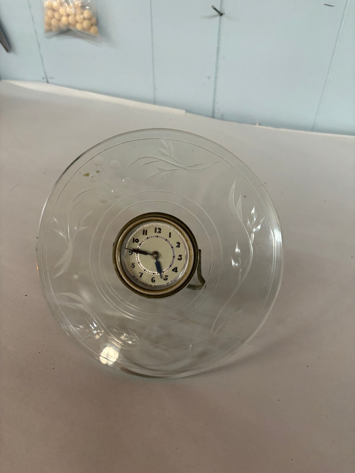 Vintage Desk Clock Manufactured by the Waterbury Clock Company