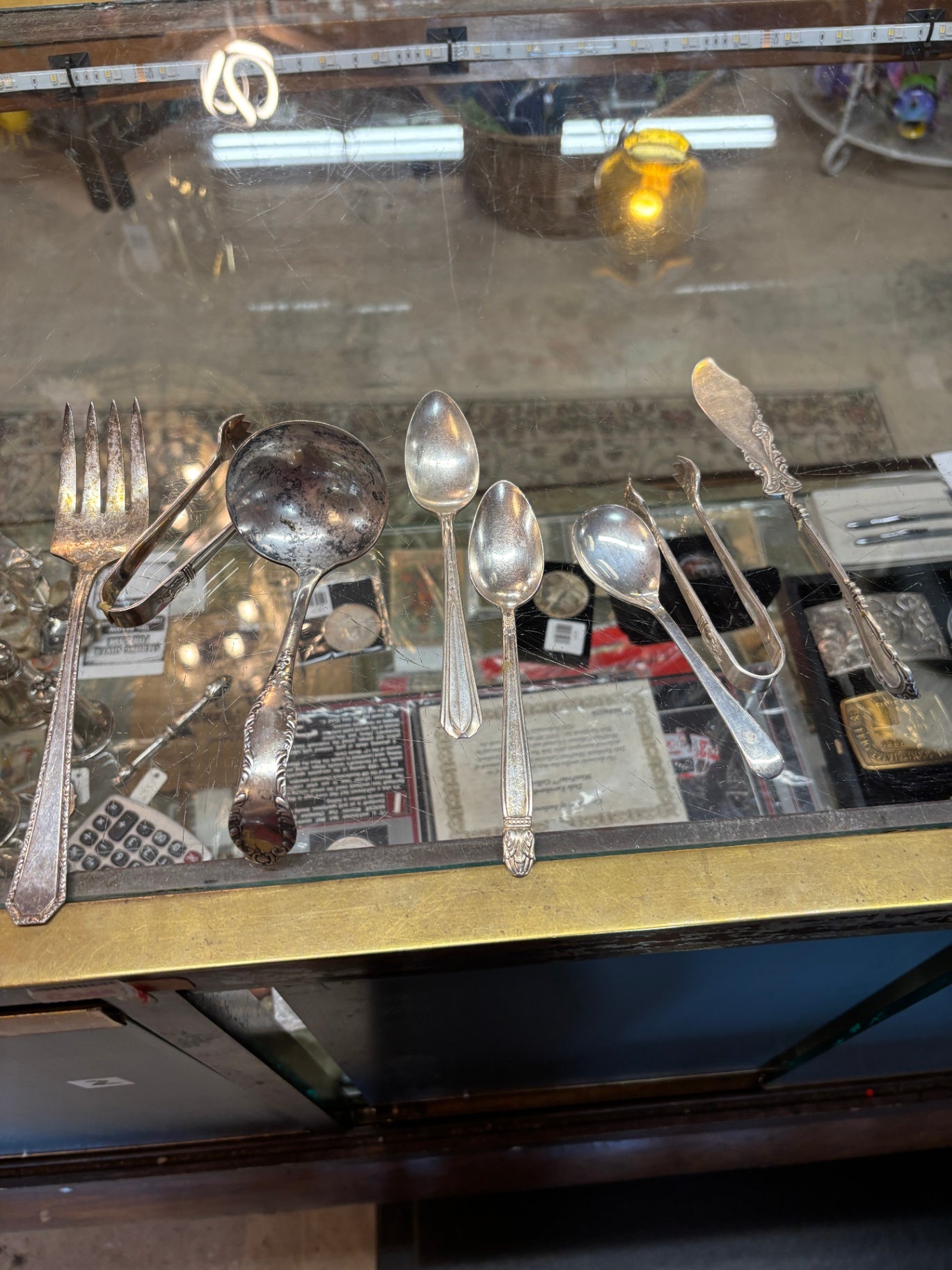Assorted silver plate