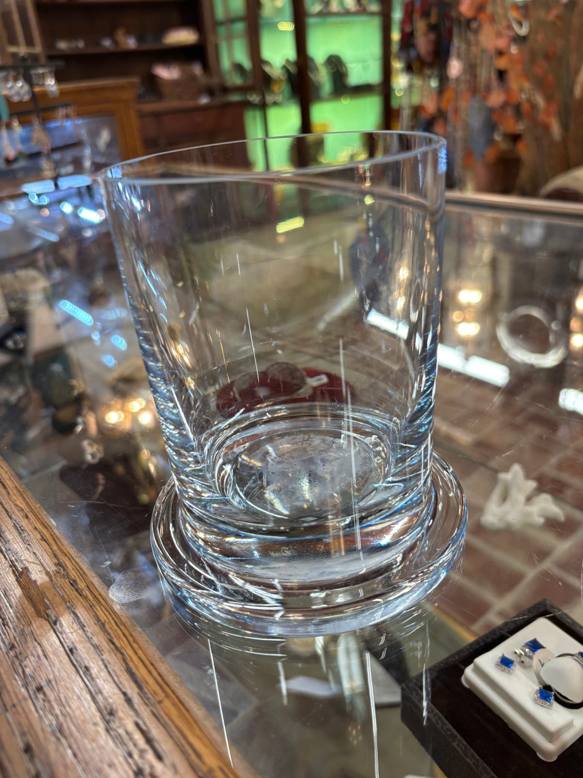 Footed Glass Bowl/Vase