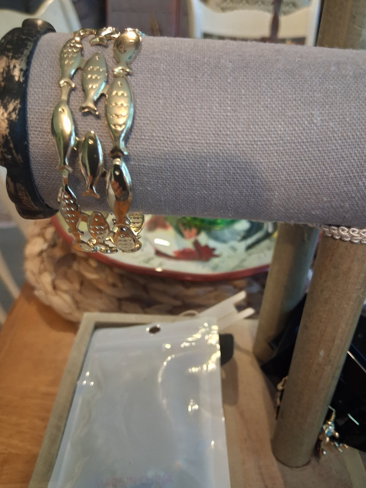Bracelet cuff fish dsc
