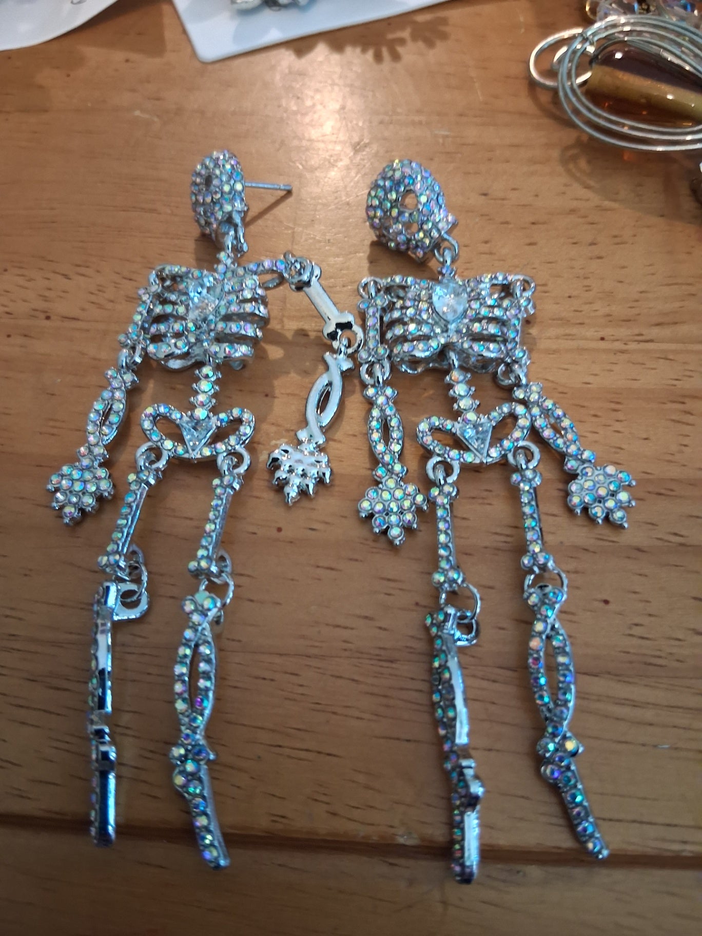 Earrings skeleton dsc