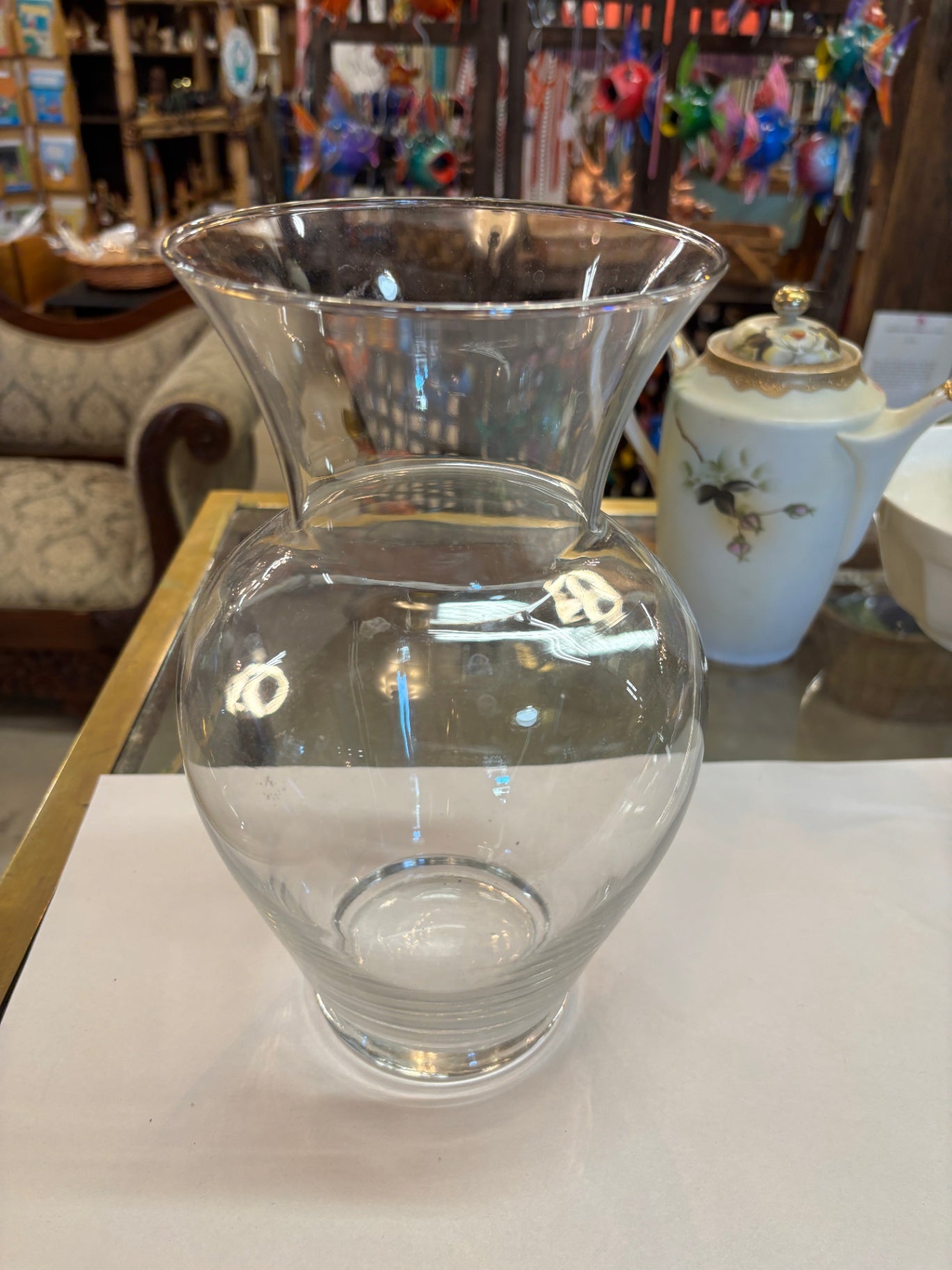 Clear Glass Vase