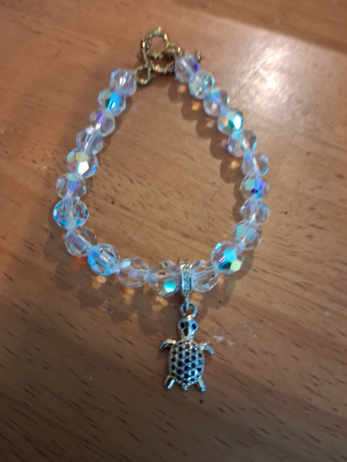 Bracelet crystal turtle dsc