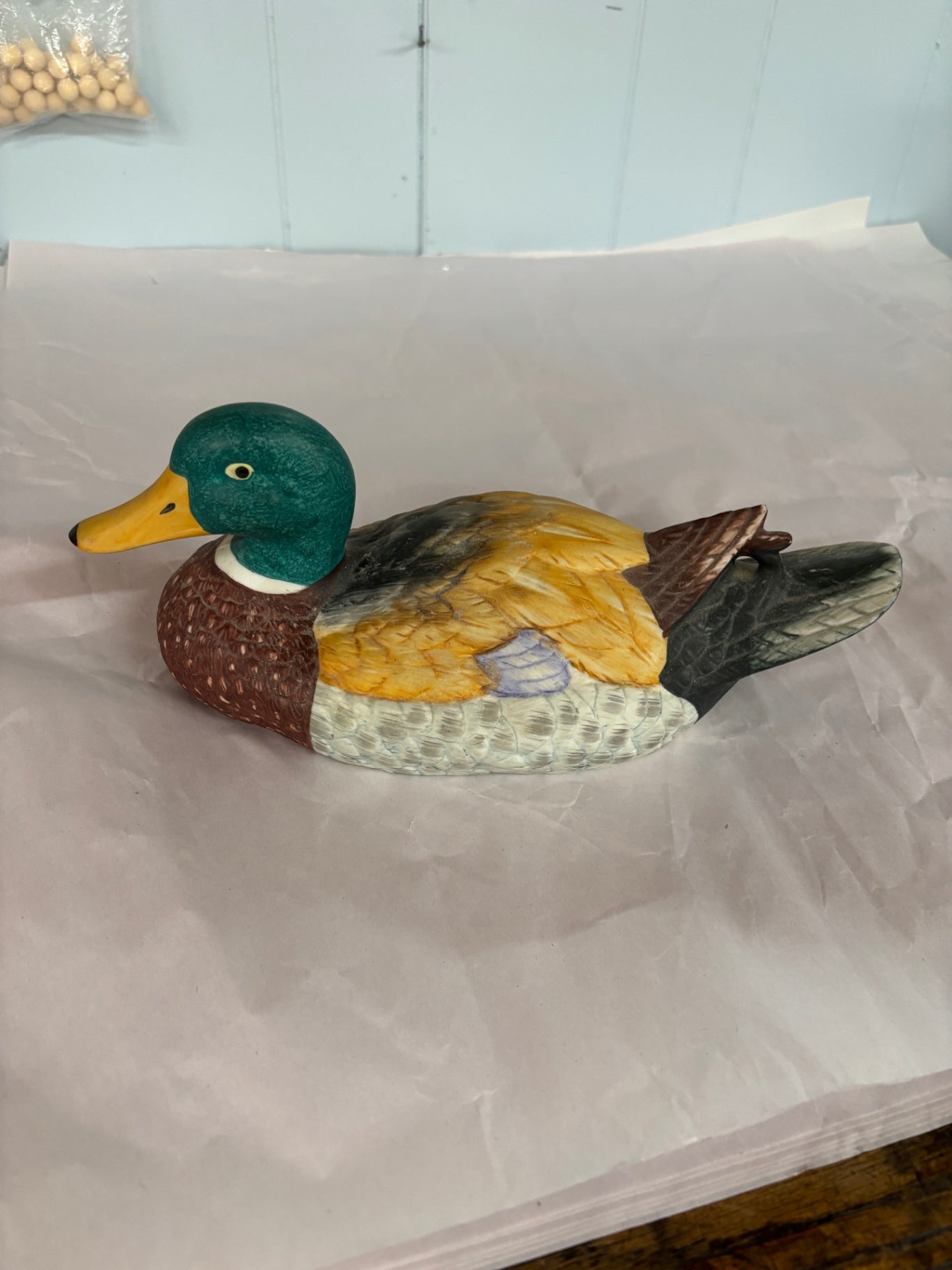 Ceramic Duck Figurine