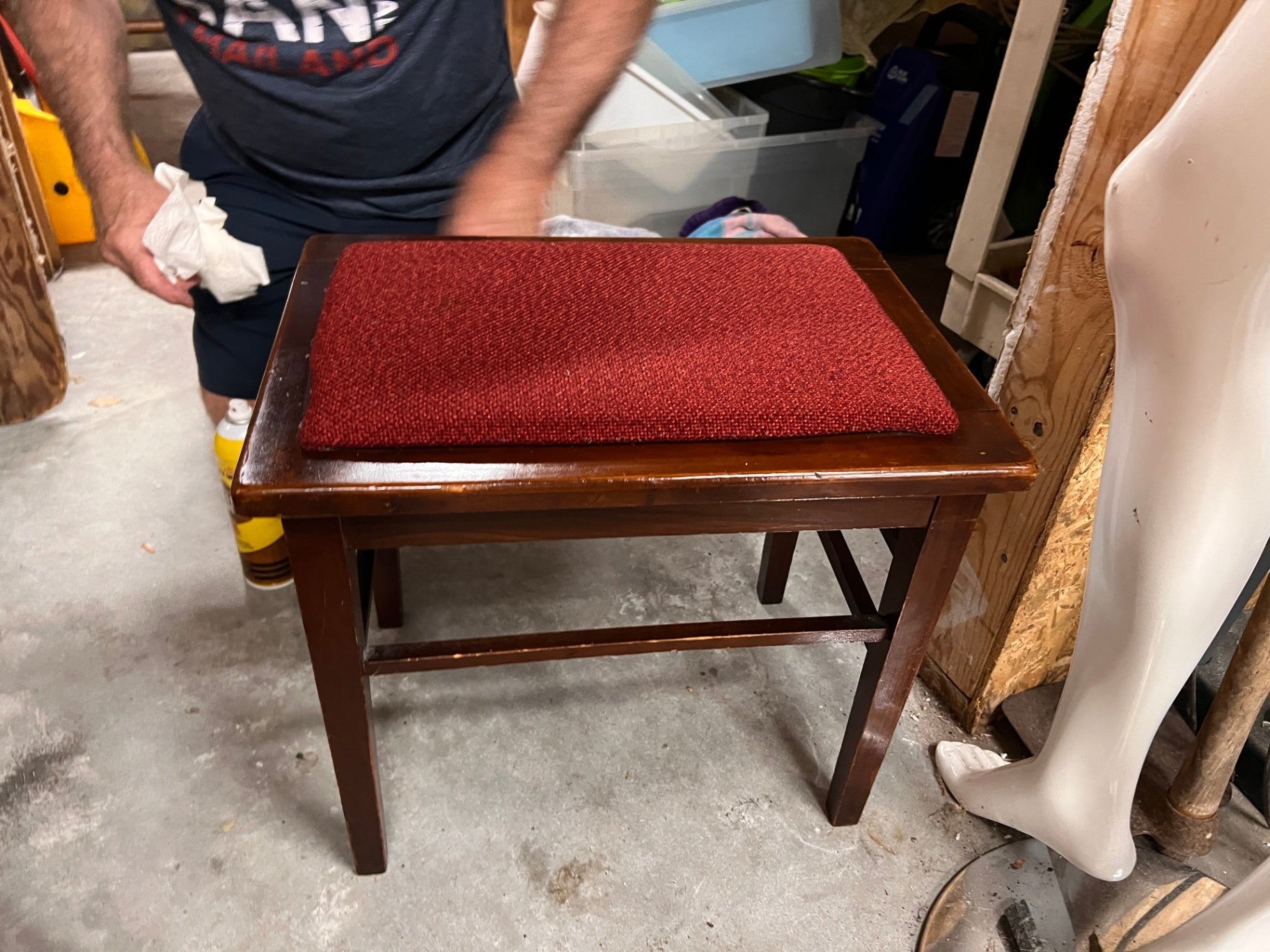 Cherry Wood Stool