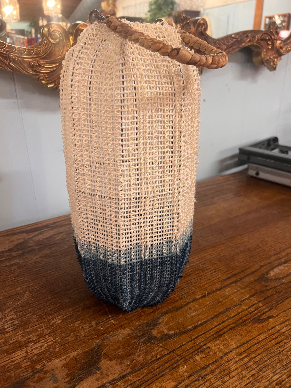 Nautical Themed Woven Candle Holder