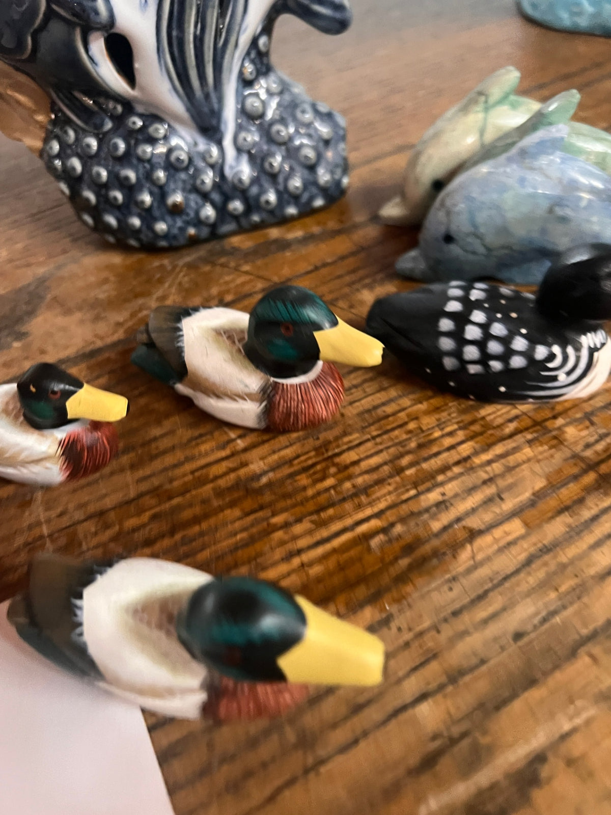 Wooden Duck Miniature Decoy