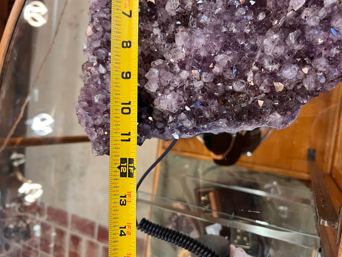 Large Natural Amethyst Crystal Cluster Geode – 12.3 lbs