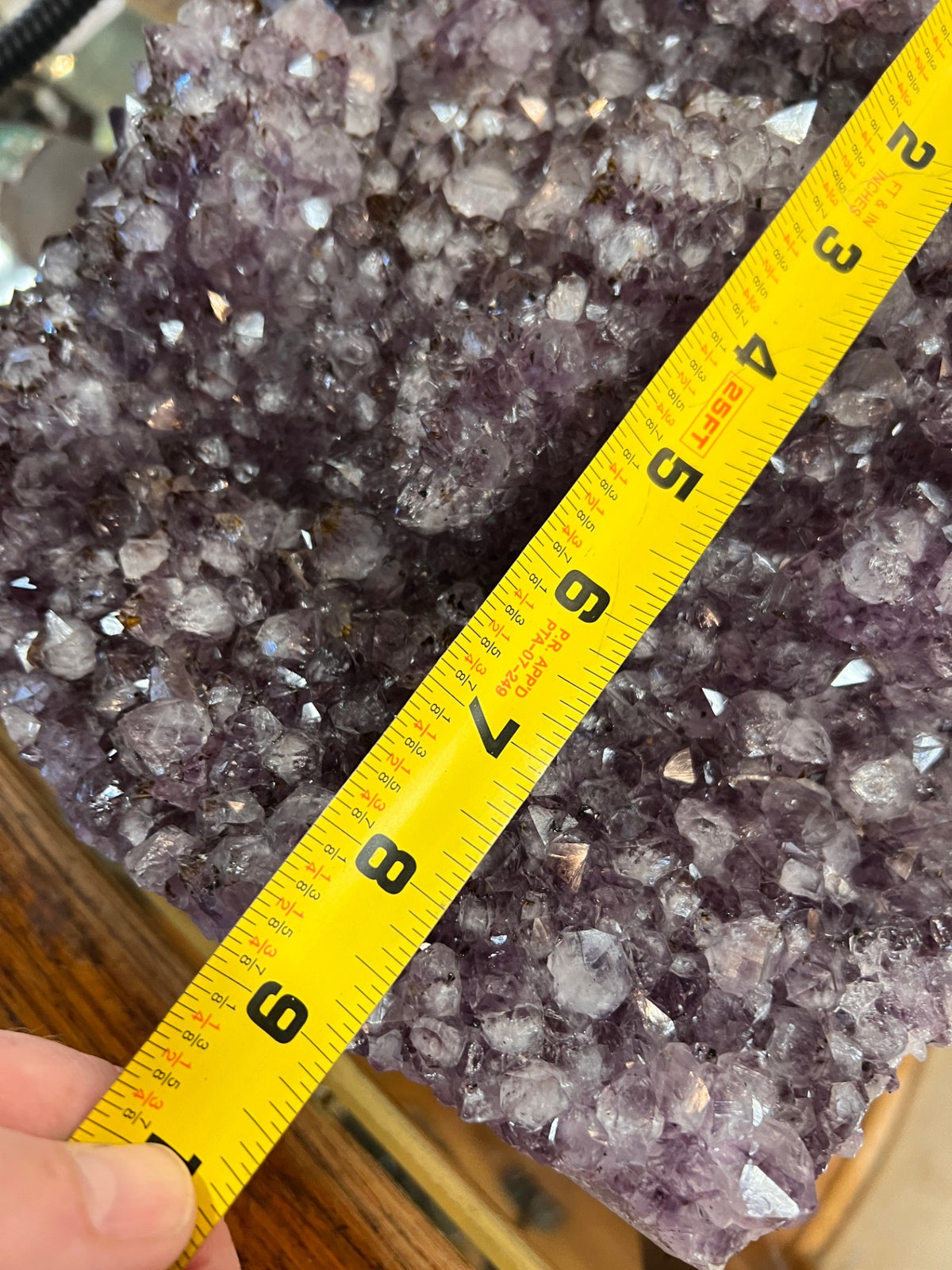 Large Natural Amethyst Crystal Cluster Geode – 12.3 lbs