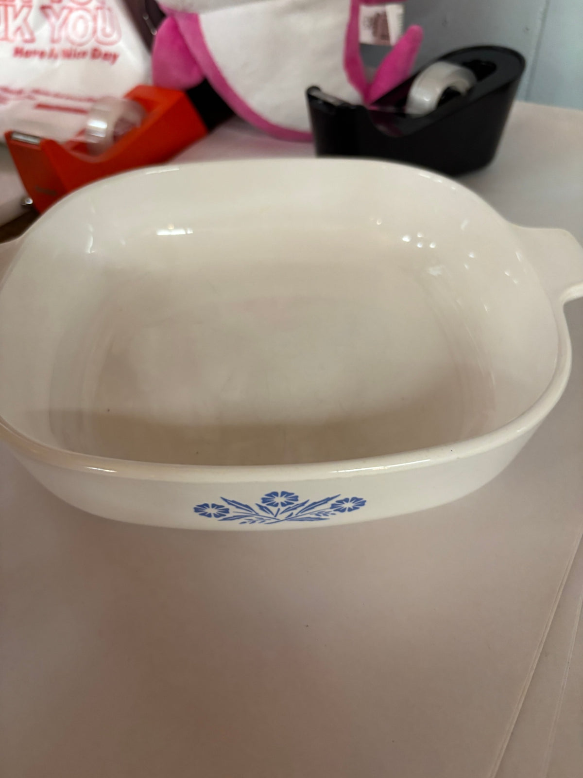 Blue Cornflower Dish no lid