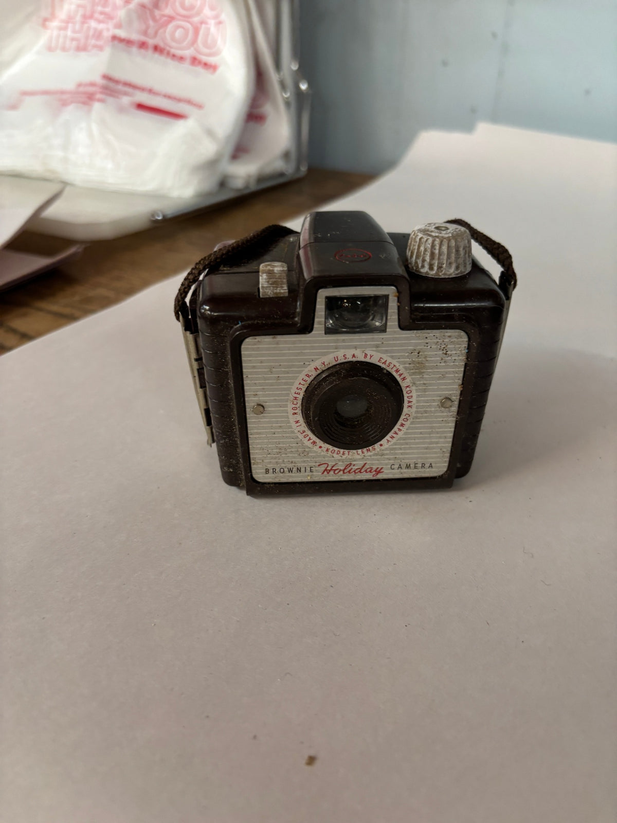 Vintage Kodak Brownie Holiday Camera – Eastman Kodak Co. – Mid-Century Box Camera
