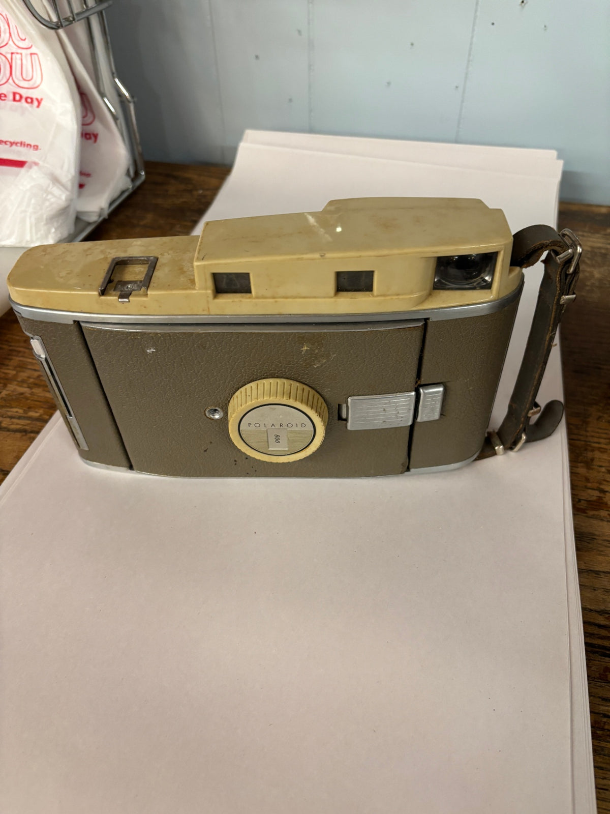 Vintage Polaroid Land Camera Model 800 Instant Folding Camera – c. 1957–1962