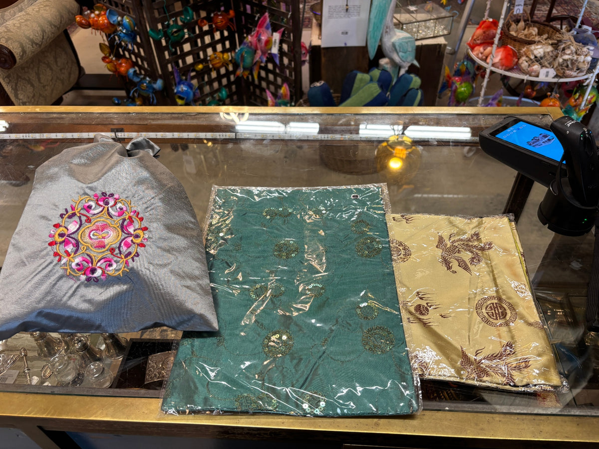 Drawstring Bags, various sizes, shapes and colors