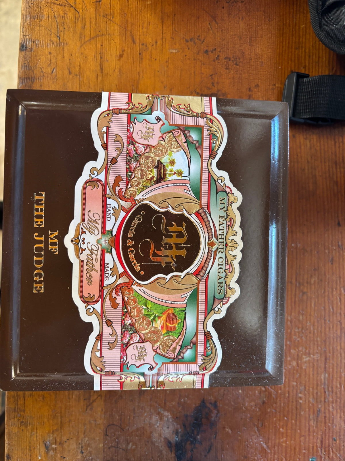 My Father The Judge Cigar Box by My Father Cigars, handcrafted in Estelí, Nicaragua