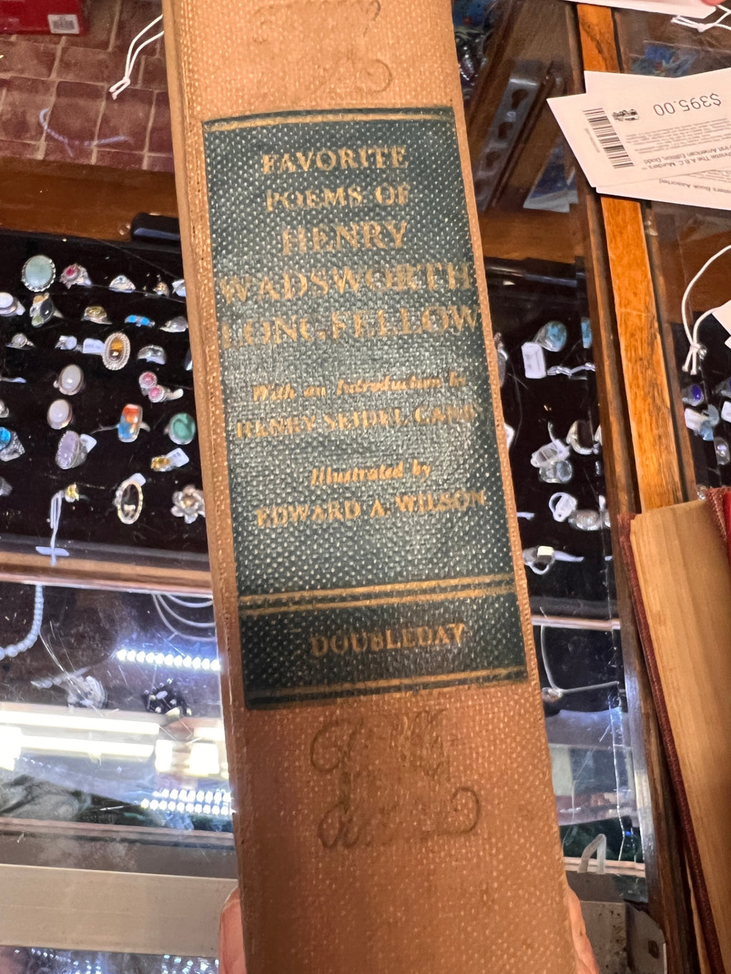 1947 First Edition Favorite Poems of Henry Wadsworth Longfellow – Doubleday – Edward A. Wilson Illustrated