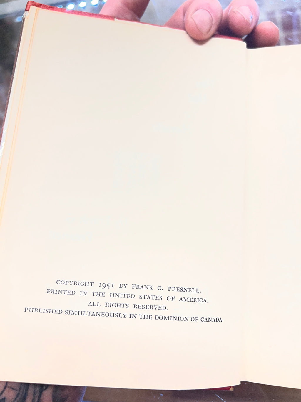 Too Hot to Handle by Frank G. Presnell — 1951 First Edition Hardcover with Original Dust Jacket